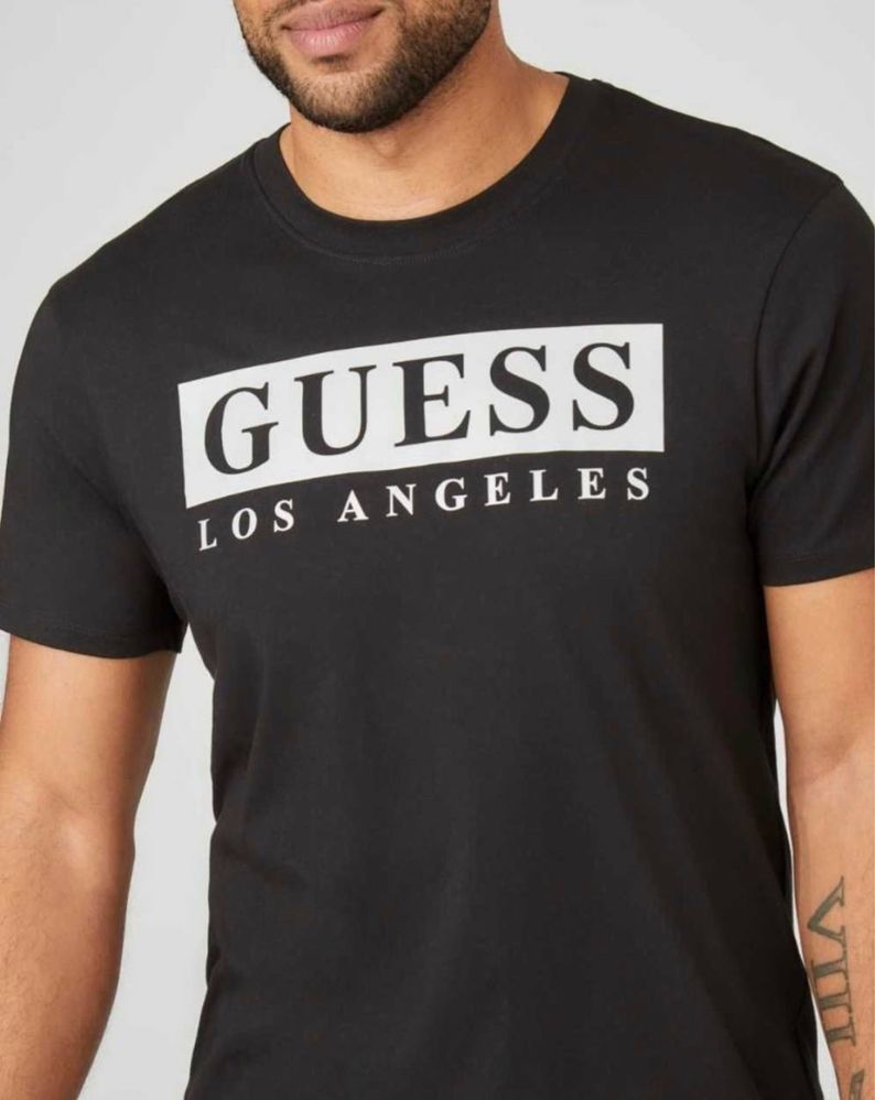 Мужская футболка Guess свитшот худи спортивный костюм кофта Гесс
