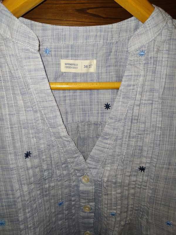 Blusa Azul Ganga Springfield