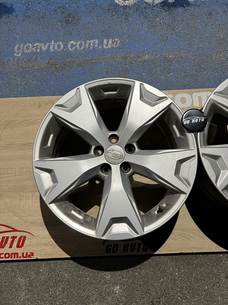 Goauto диски Subaru 5/100 r17 et48 7j dia56.1 з датчиками 2 штуки