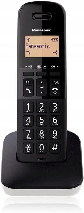 Cyfrowy Telefon bezprzewodowy Panasonic kx-tgb610jtw czarny
