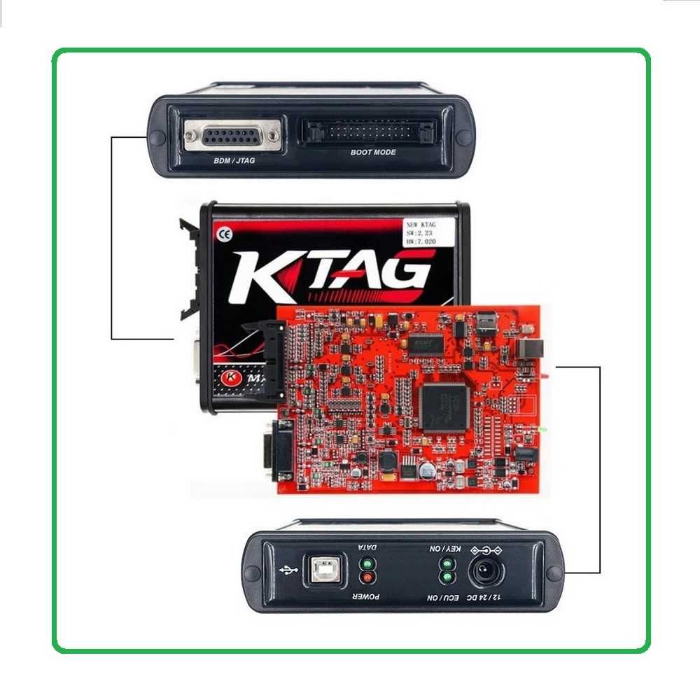 KTAG v7.020 (ПО v2.25 Online) MASTERVERSION (Полный комплект) Obd2