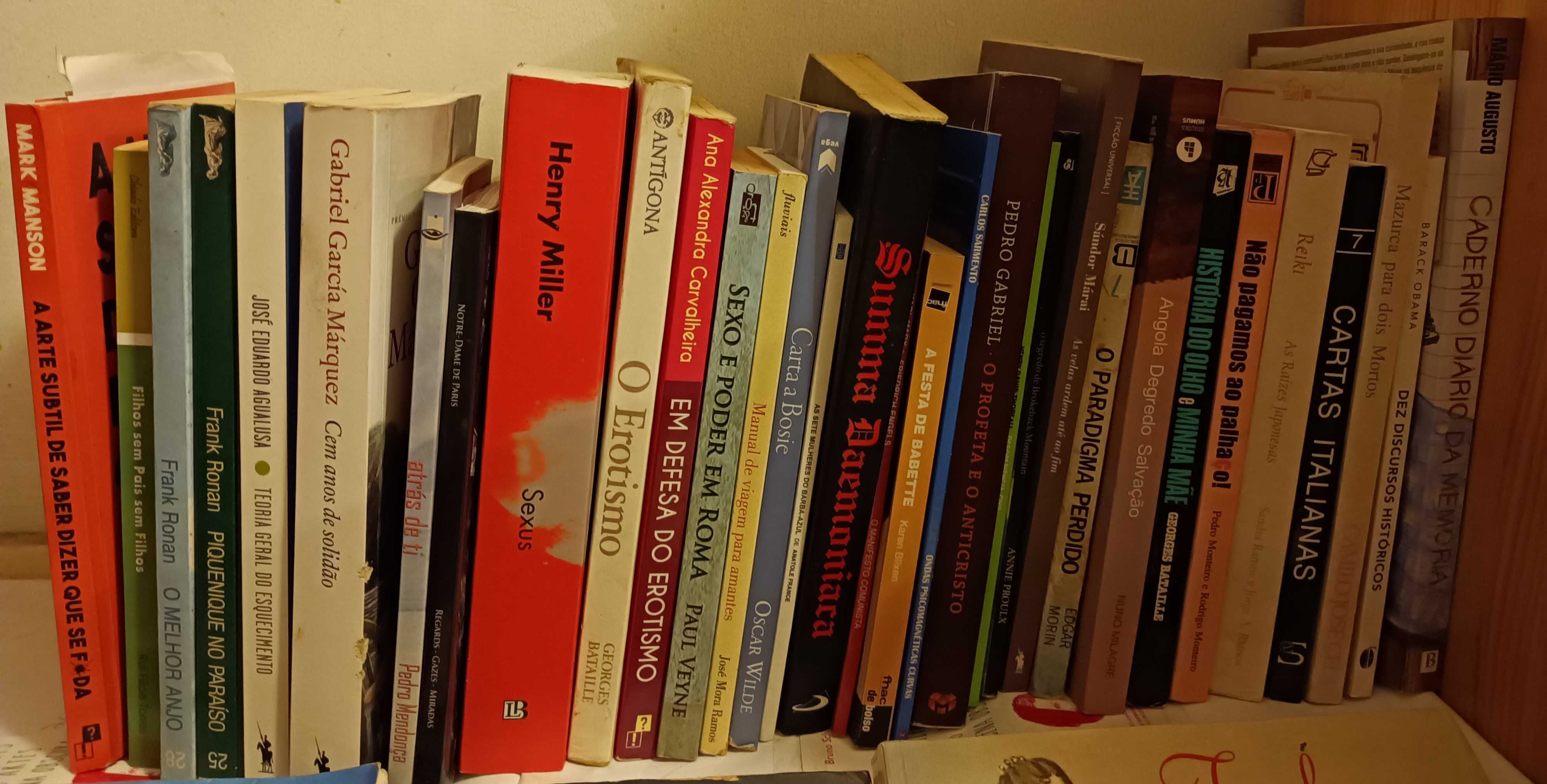 Livros vários temas - lista disponíveis