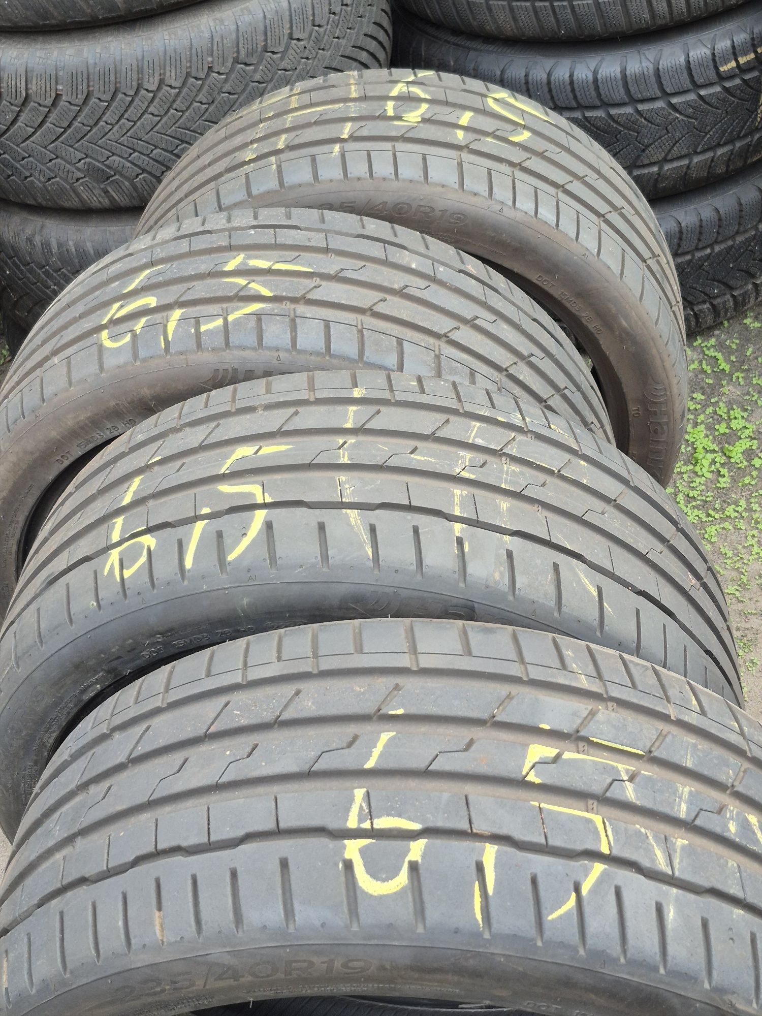 Opony letnie Hankook 235/40r19 komplet 6.5mm+Gratis