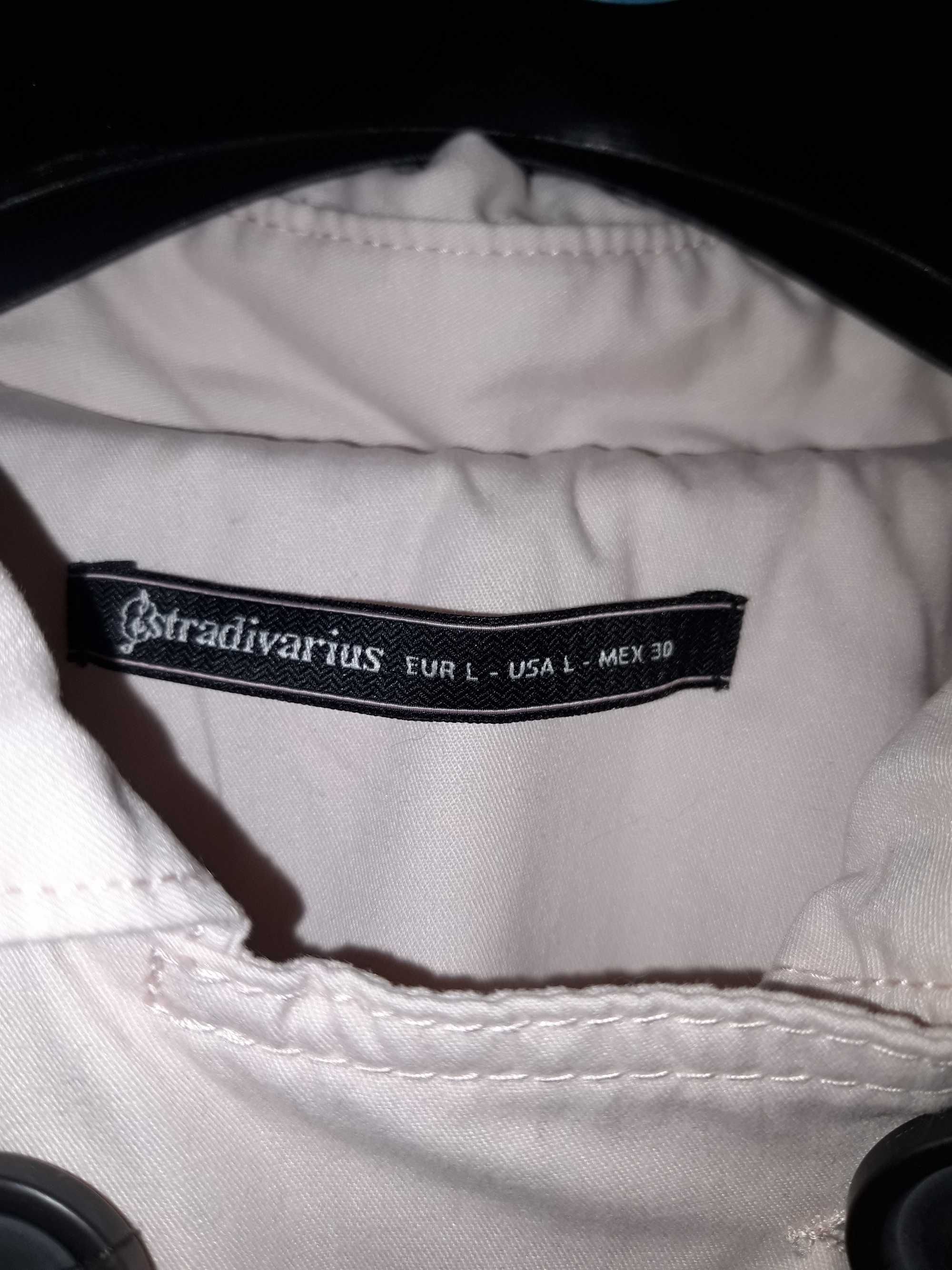 Parka Rosa claro Stradivarius L como nova