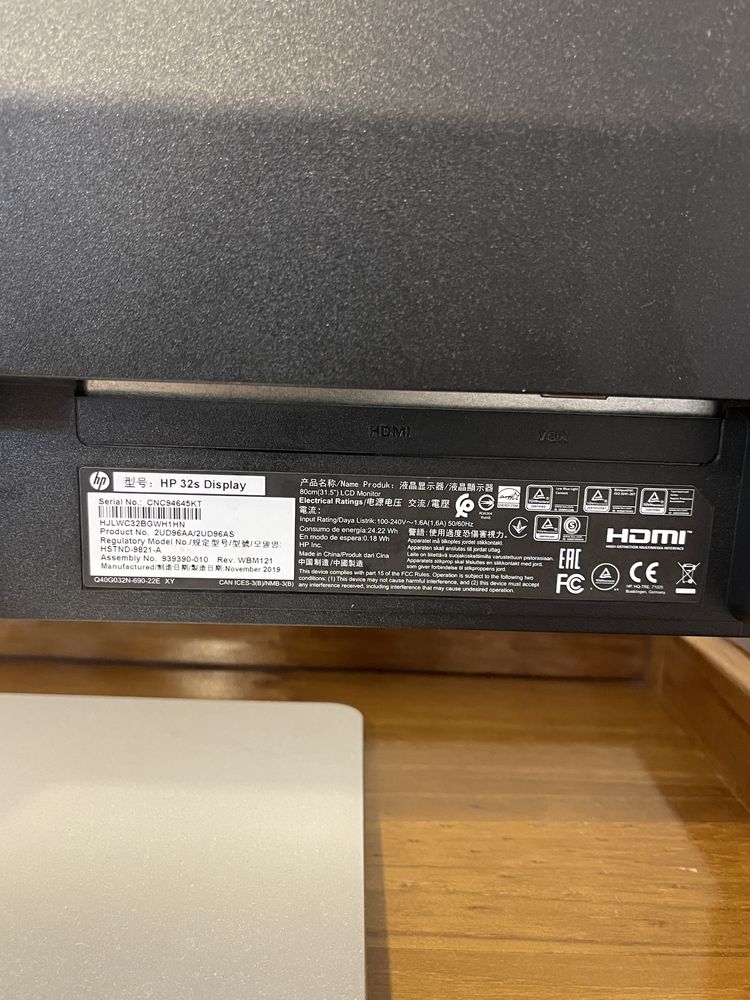 Monitor HP 32s 31.5”