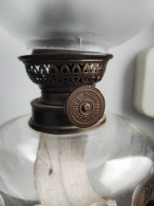 Stara francuska lampa naftowa nr 88 BACCARAT