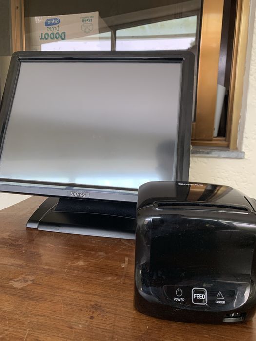 Kit POS Sam4s - Monitor Táctil e Impressora Térmica