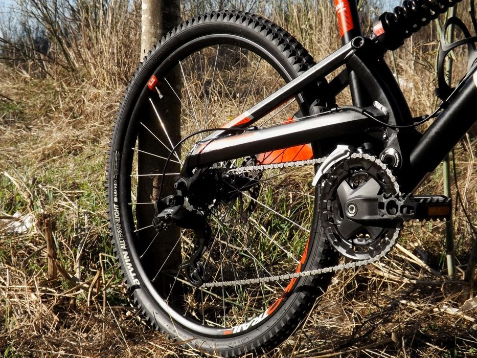 Bicicleta BTT Trail Btwin ROCKRIDER ST-520S - Tamanho L - Roda 27.5"
