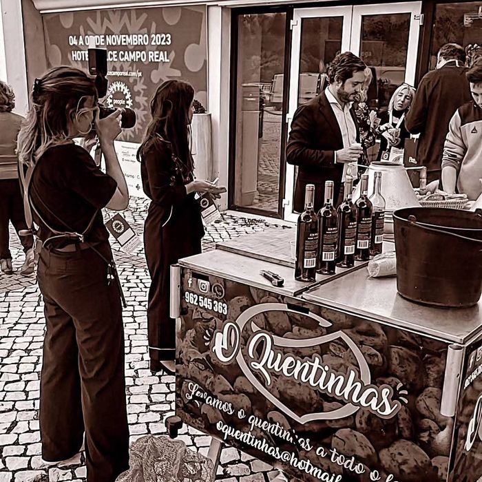 Castanhas assadas eventos