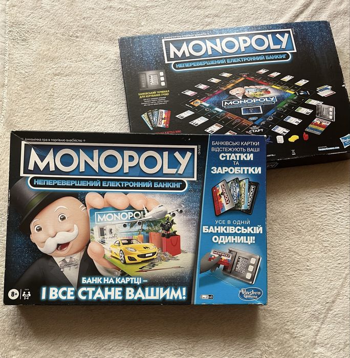 Настільна гра Monopoly  електронний банкінг Hasbro оригінал