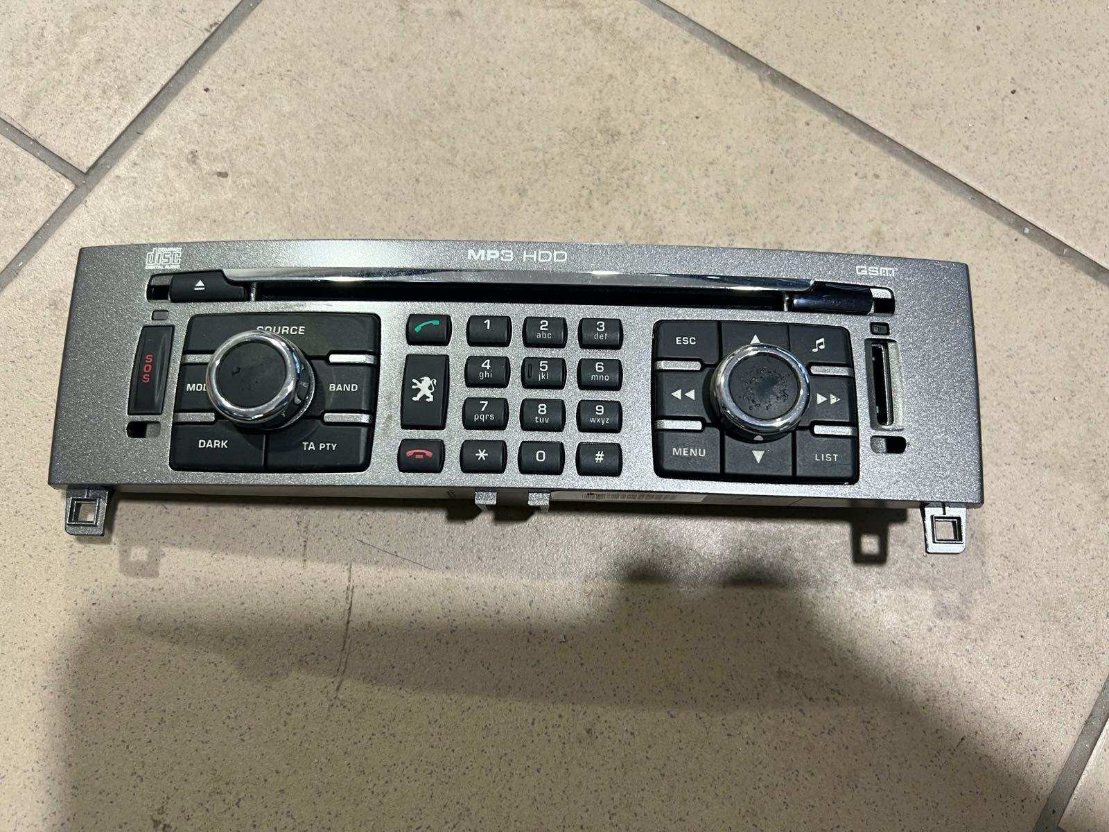 panel nawigacji rt3 rt4 peugeot 308