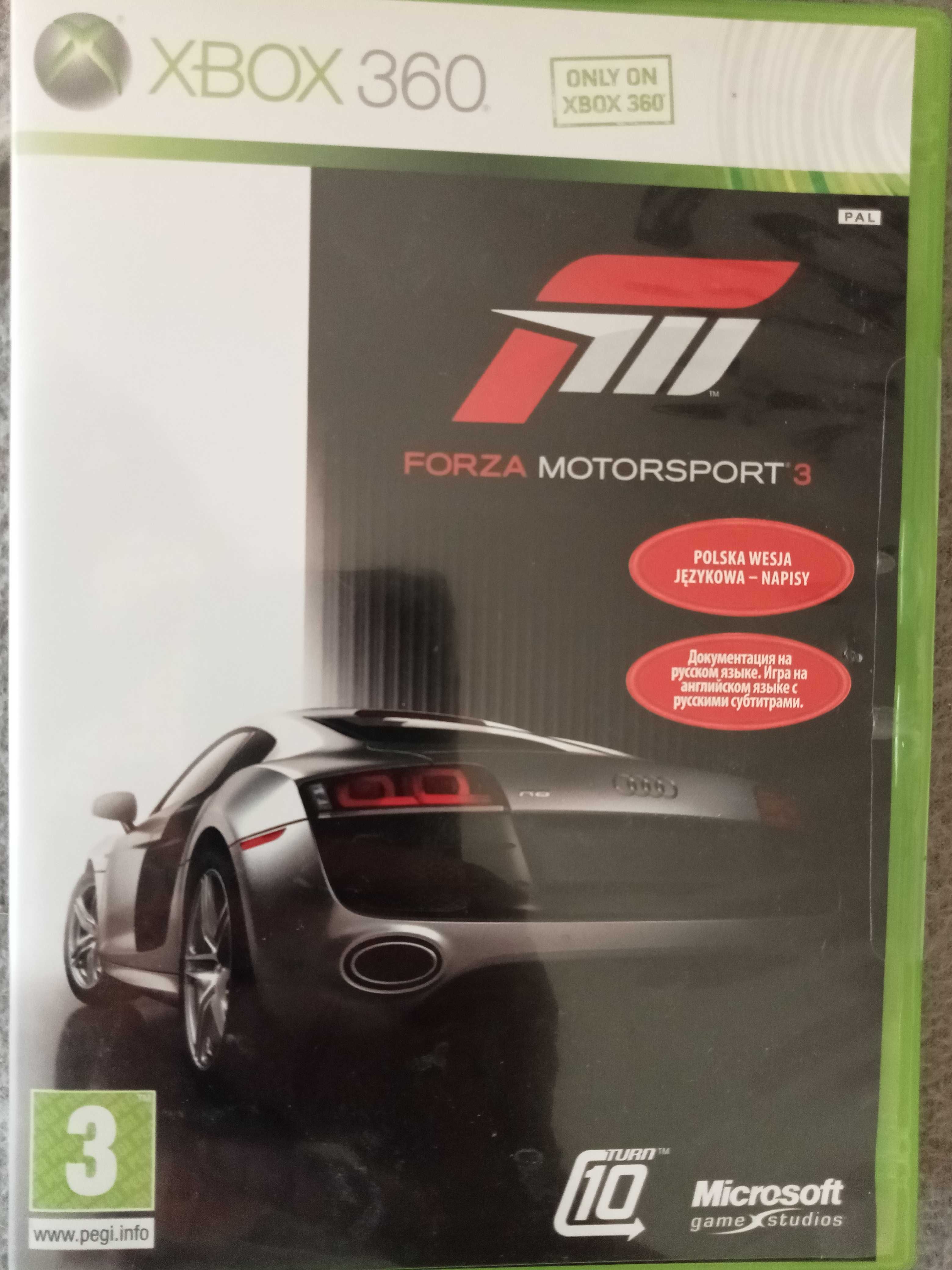 Forza Motosport 3 na XBOX360. Polska wersja językowa, napisy