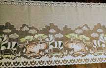 Nowe firanki w kolorowe zwierzaki 155x 53