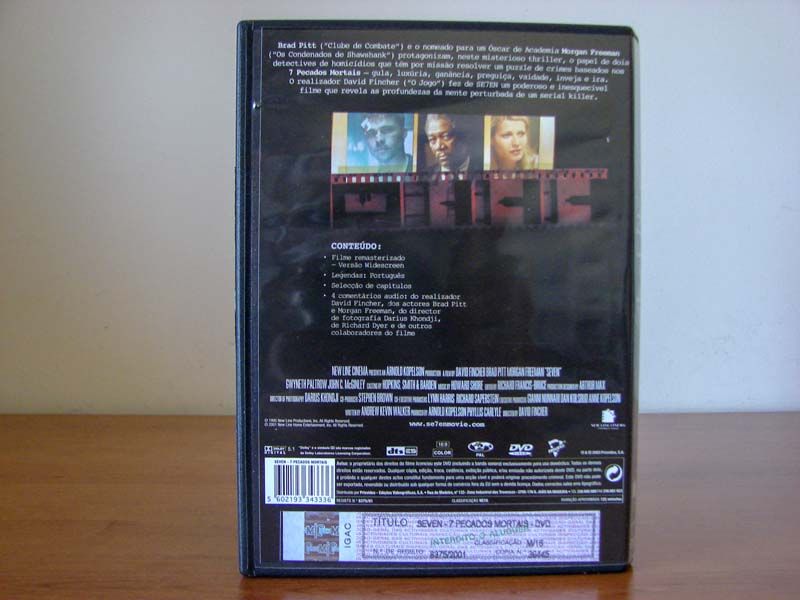 Filme de 1995 em DVD com Morgan Freeman