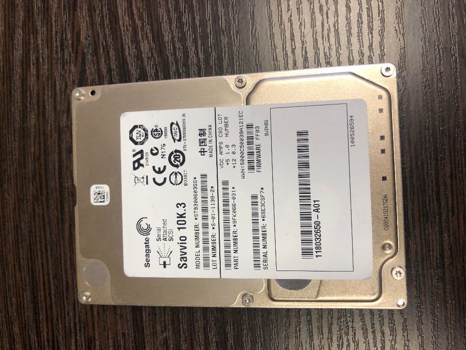 Жесткий диск для сервера Seagate Savvio 10K.3 [ST9300603SS]