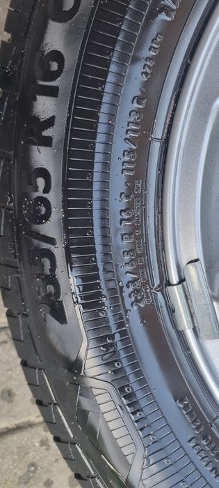 Kompletne kola alu ford transit opony continental 235/65 16c