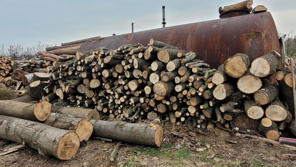 Drewno opałowe kominkowe jabłoń brzoza osika sosna mix liściasty