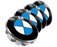 Dekielki BMW kapsel dekle komplet 4 szt. rozmiary 68/56 mm emblematy