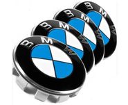 Dekielki BMW kapsel dekle komplet 4 szt. rozmiary 68/56 mm emblematy