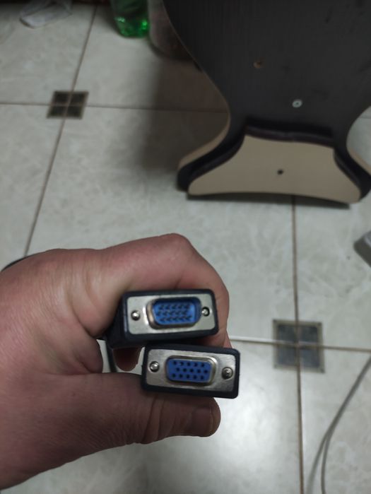 Кабель VGA(тато-мама) товстий