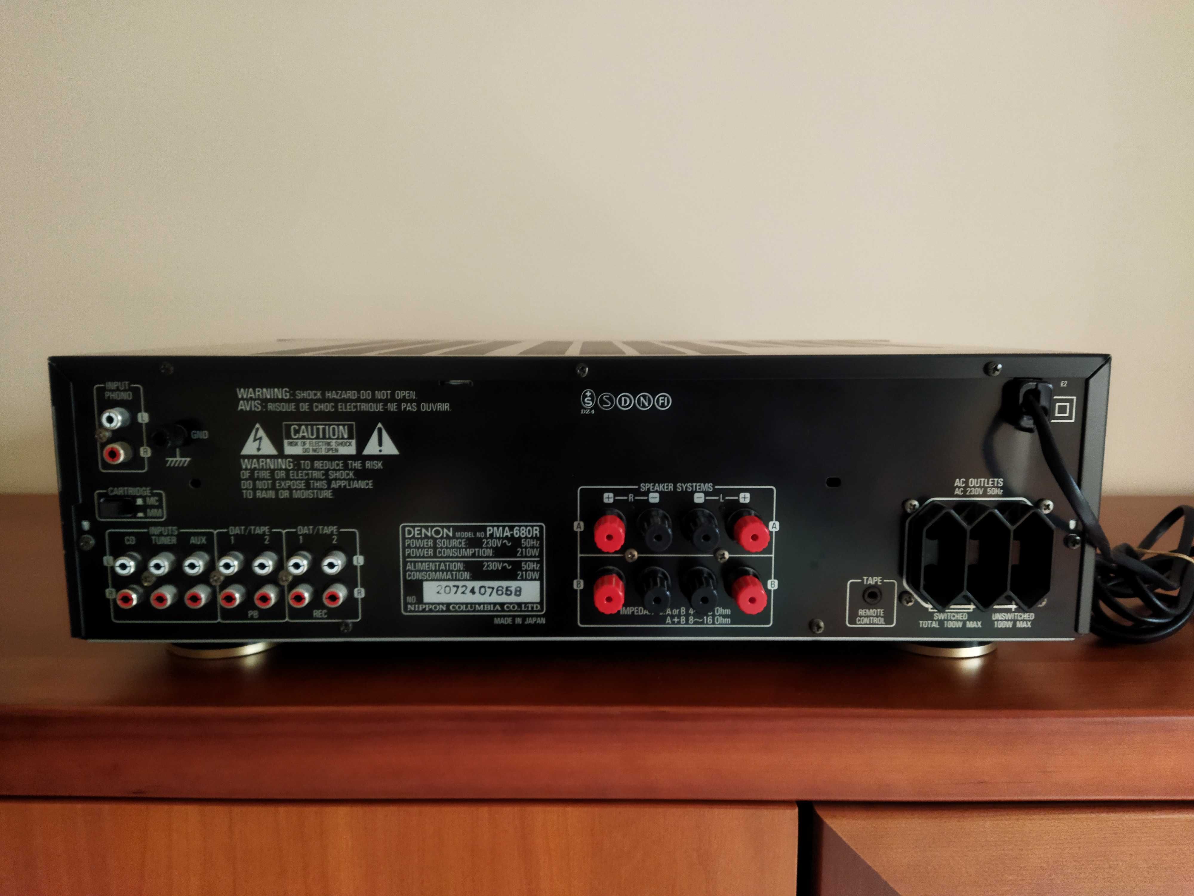 Amplificador integrado Denon PMA 680R