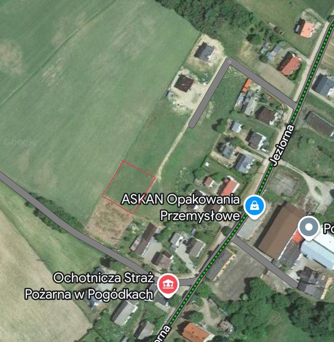 Działka budowlana w Pogódkach