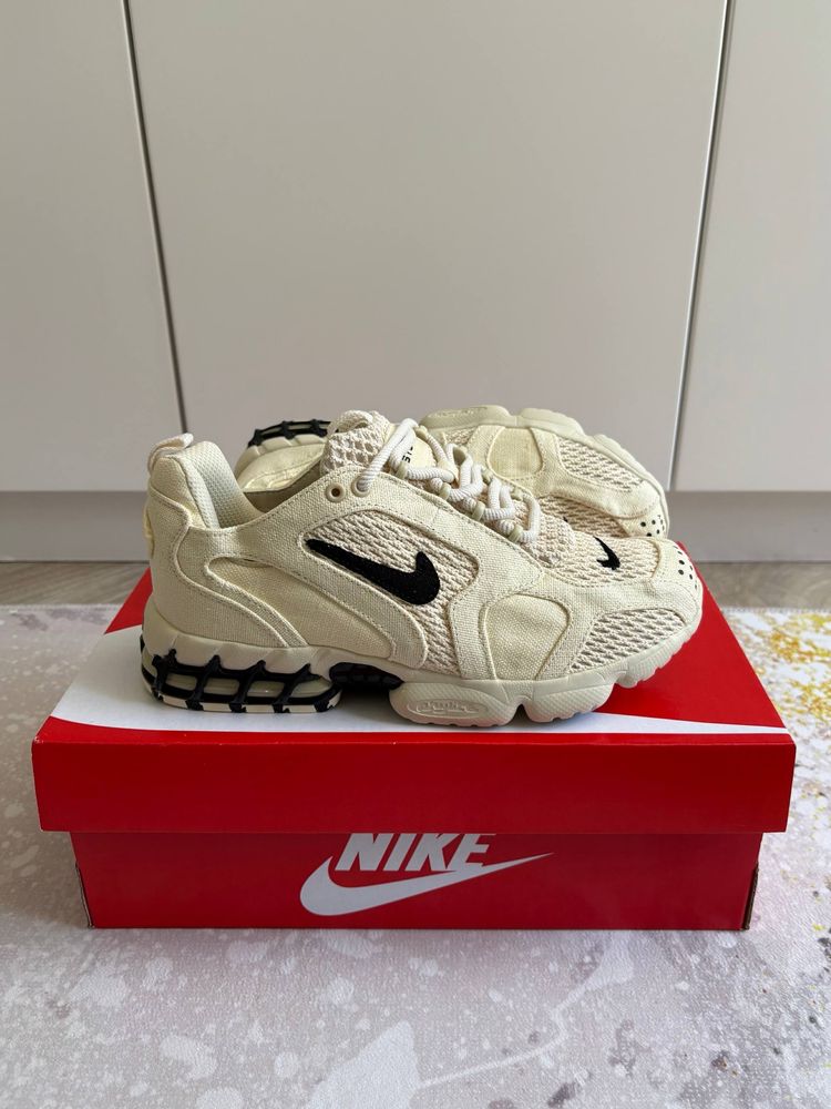 Кросівки Nike Air Zoom x Stussy Spiridon Cage 2 Fossil (36-45)