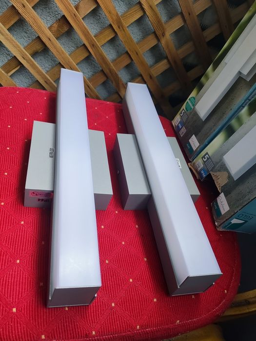 Lampa LED nad Lustro Obraz Eglo Acate LED Oświetlenie Lampa Kinkiet