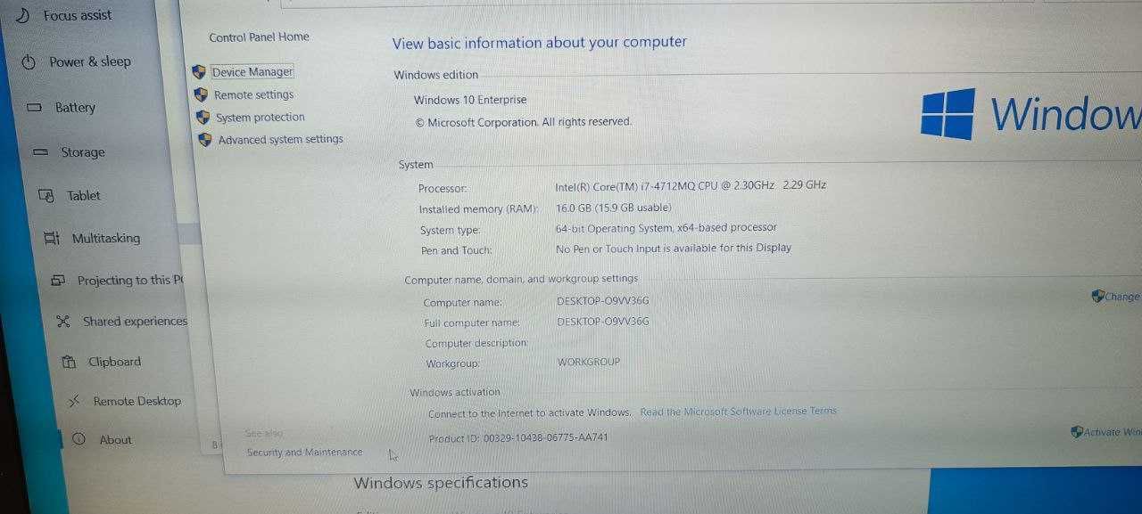 Lenovo L540 i7-4712MQ 16GB RAM 256GB Dysk SSD