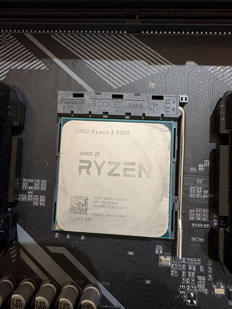 Ігровий комплект AM4 Ryzen 5 5500+DDR 4 16gb+башня+ссд m2 128gb