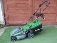 Kosiarka ELEKTRYCZNA Powerbase. Silnik 1800W, Szer. 41cm. SUPER Stan !