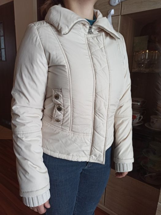 Kurtka wiosna/jesień, S, jasno-beżowa