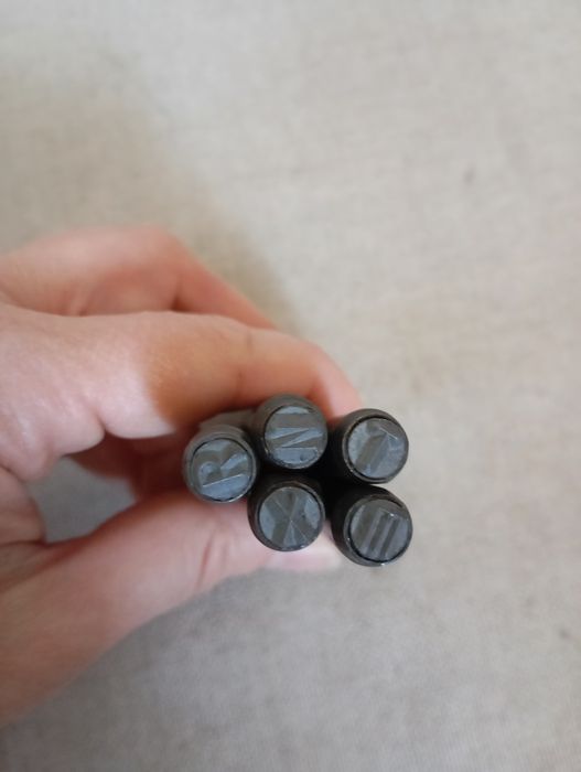 Клейма ударные по металлу . СССР