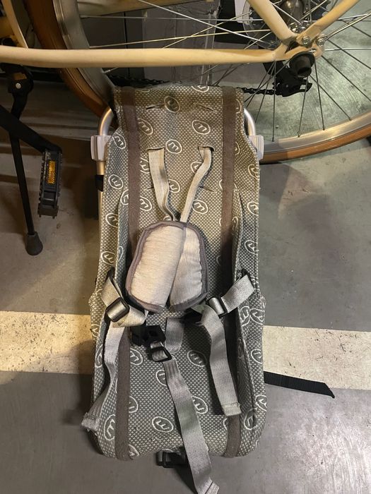 Hamaczek leżaczek do przyczepki rowerowej