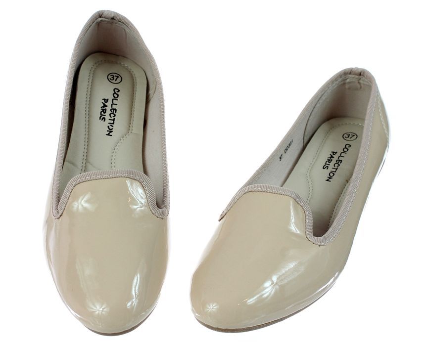 Rozmiar: 38 Baleriny Mokasyny Lakierki Lordsy Buty Damskie 6393
