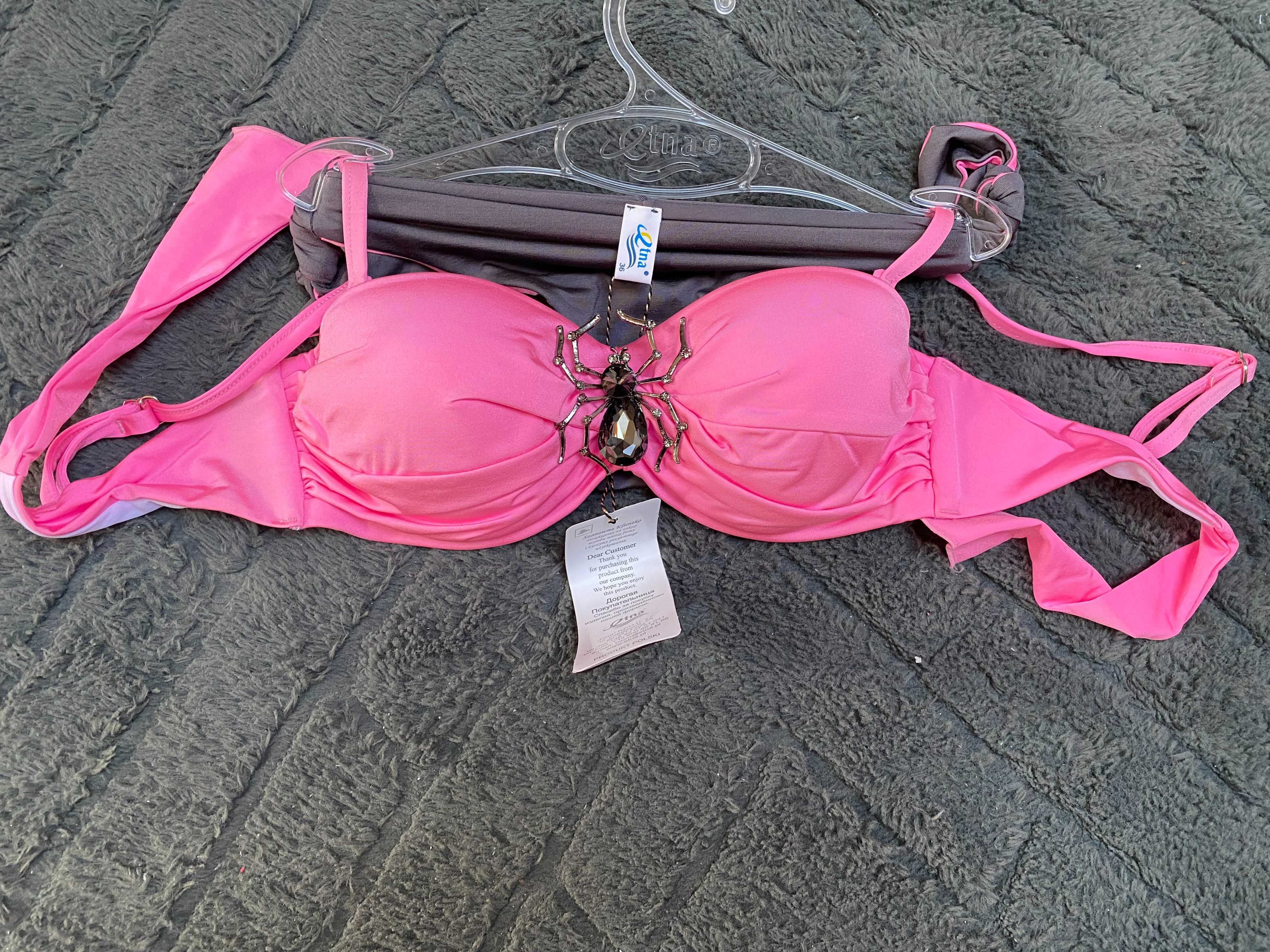 Etna 36 S  Bikini push up kostium strój kąpielowy figi brazylijskie