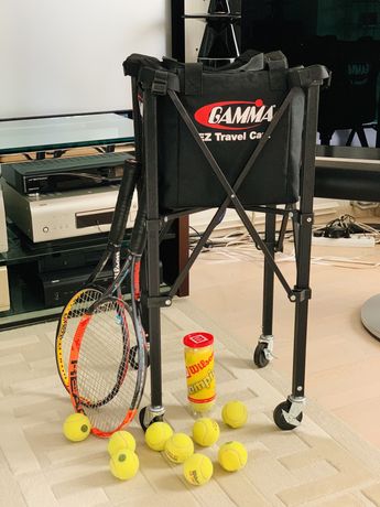 Сумка мячей большого тенниса Gamma EZ Travel на подарок, для тренера