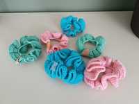 Gumki do włosów scrunchie