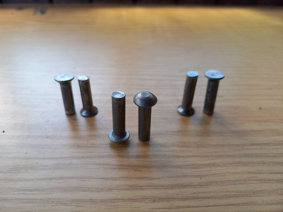 Заклепки 6/22, 6/24, 5/22, 5/25, 4/20