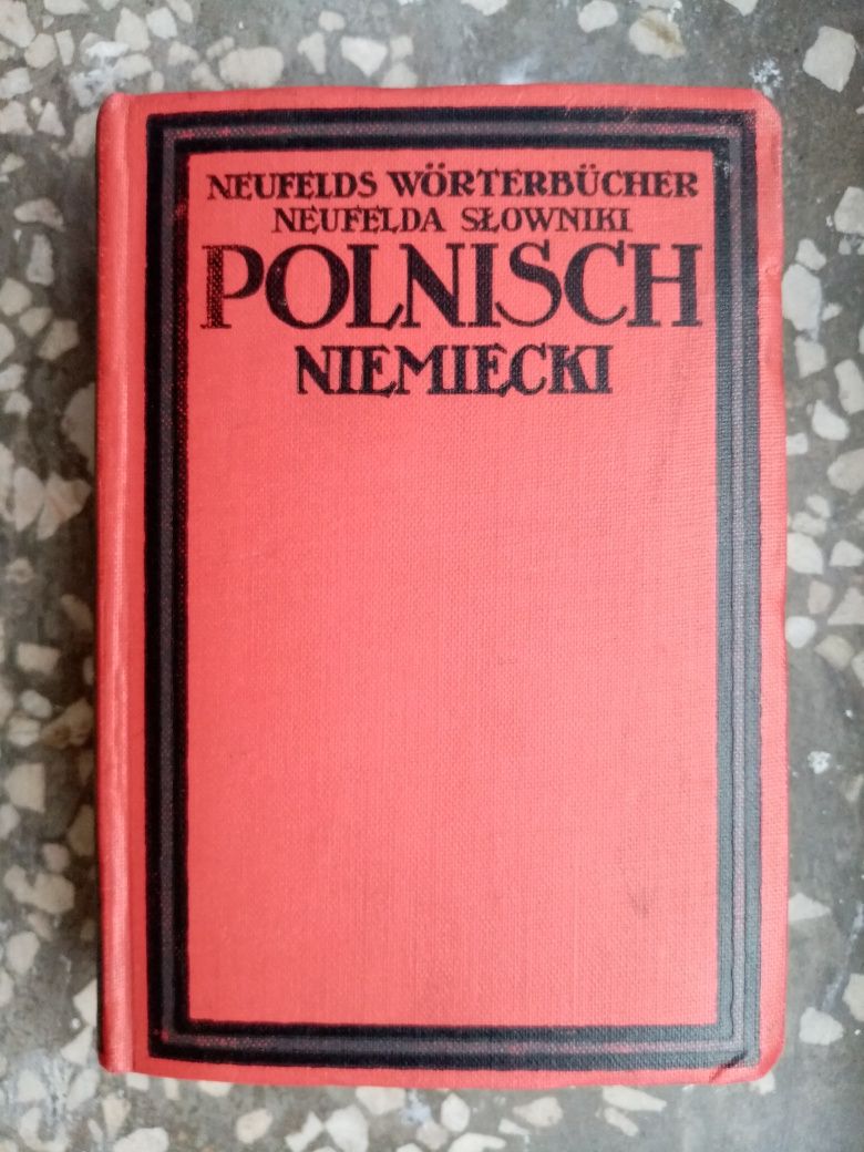 Nieużywany słownik polsko niemiecki Neufeld&Henius wyd. 1915 r. Berlin