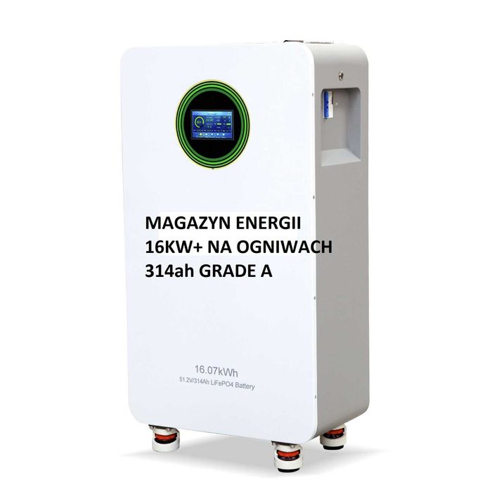 MAGAZYN ENERGIII 16KW 314ah kolorowy wyswietlacz dotykowy