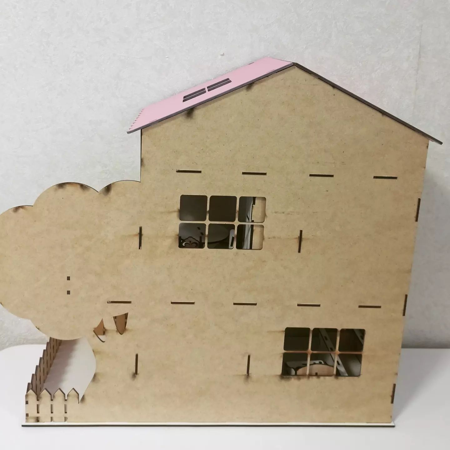 Ляльковий будинок з мансардою  "TREE HOUSE"  Пофарбований