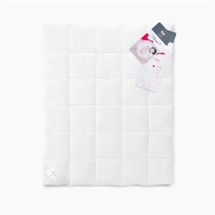 Kołdra AMZ BASIC całoroczna puch 70% 200x200cm Biały