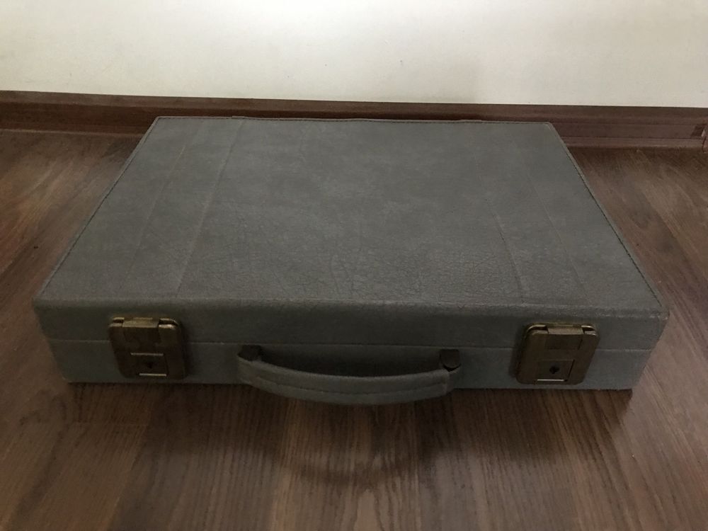Stara teczka walizka torba aktówka PRL vintage retro