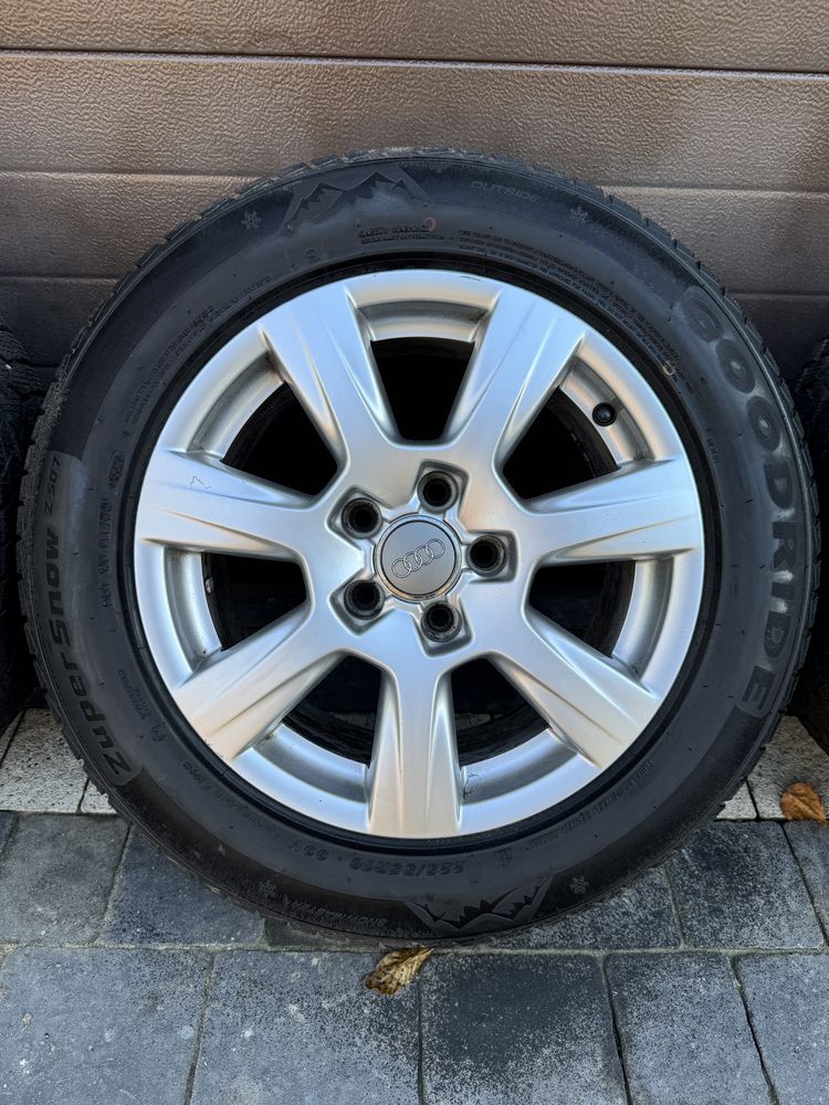 Koła felgi  audi 16 cali a4 b8 opona zimowa 2023 r!!