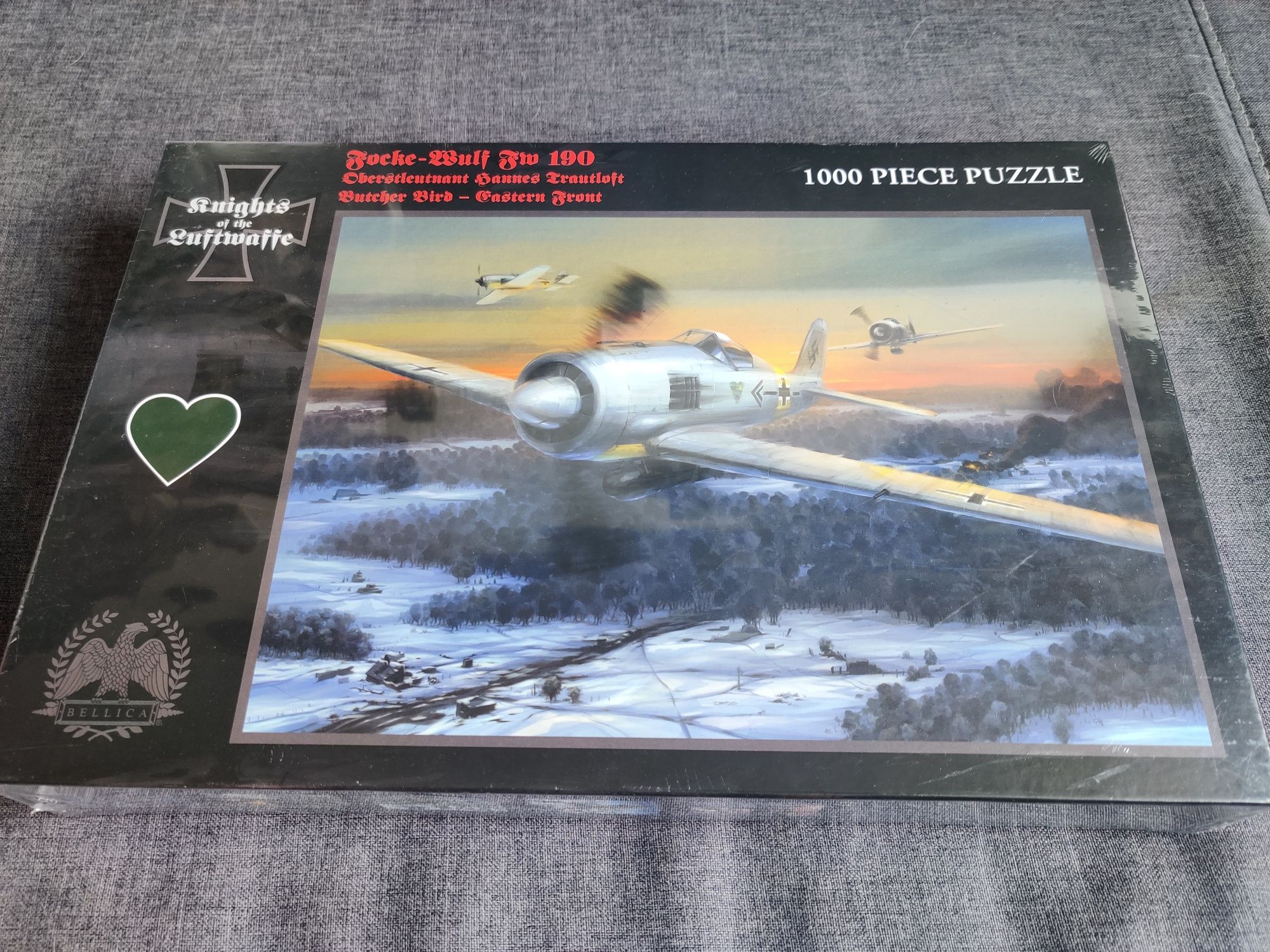 Puzzle Bellica Focke-Wulf Fw 190 nowe,zafoliowane