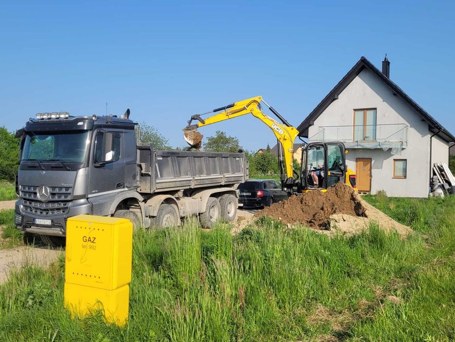 Uslugi koparka koparko-ladowarka
