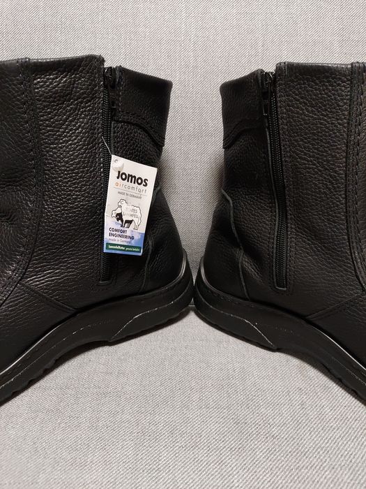 Sztyblety JOMOS roz.45 kozaki, skóra naturalna, wełna