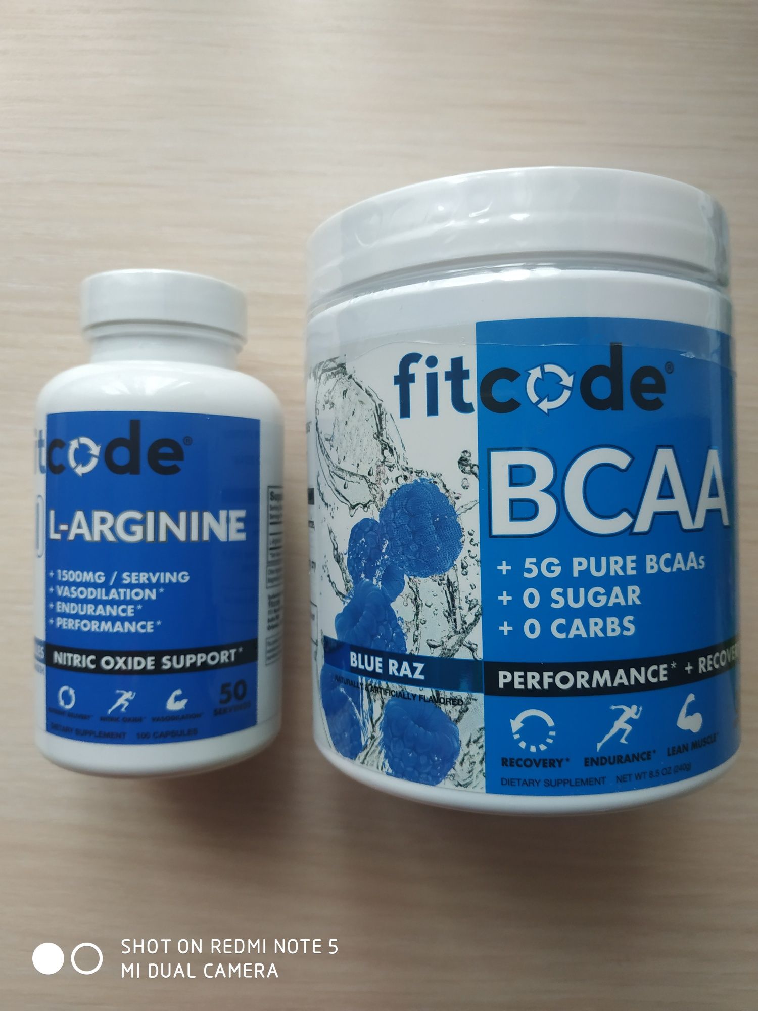 Аминокислоты, BCAA, 240 грамм, Fitcode iHerb USA