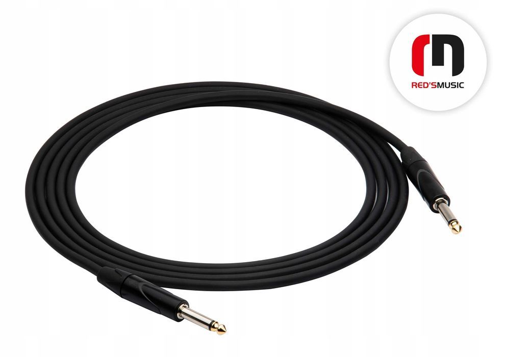 Red's Music Kabel Instrumentalny Gitarowy Jack Jack Mono 0,5m GC1105